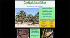 Desktop Screenshot of medjool-date-palms.com